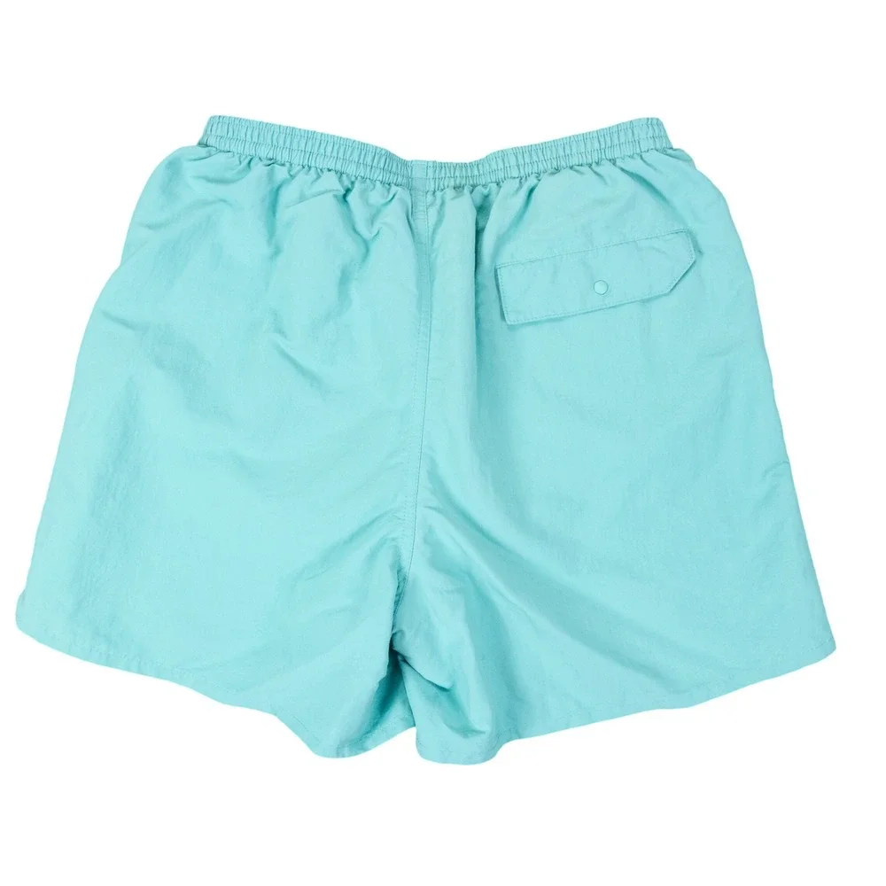 Patagonia Baggies Shorts 5 Inch Mens Small Teal Nylon Swim Trunks Lined 57022